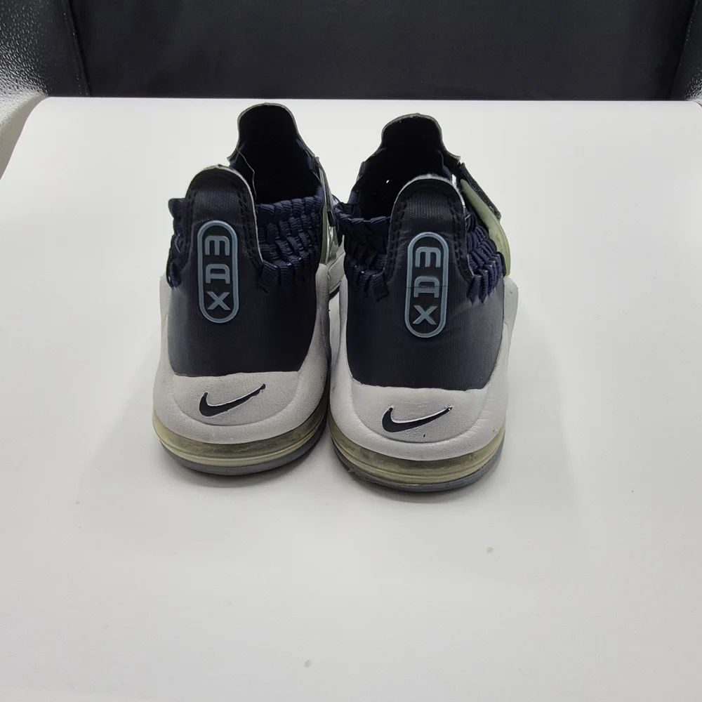 Nike Women Navy Woven Slip-On Shoes with Light Blue Accent